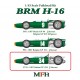 1/43 Multi-Material Kit: BRM H-16 Ver.C P115 1967 Italian GP #34
