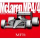 1/12 McLaren MP4/4 Late Ver.E - 1988 German/Belgian/Italian Grand Prix (GP) (Full kit)