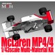 1/43 Multi-Material Kit: McLaren MP4/4 Ver.A '88 #11 Alain Prost/#12 Ayrton Senna