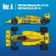 1/12 Team Lotus Type 99T Ver.A: 1987 Rd.4 Monaco GP #12 A.Senna #11 S.Nakajima