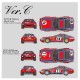 1/12 Full Detail Kit: Ferrari 365 GTB/4 Racing Ver.C LM 24h 1973 #56 1974 #71
