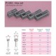 3D Printed Rivets Series - Hex set (10 types, 0.6mm to 1.0mm diameter, 500pcs)