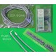 Silver Wire Cord and Connector Set (approx diameter: 2.0mm, length: 1m)