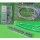 Silver Wire Cord and Connector Set (approx diameter: 1.5mm, length: 1m)