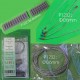 Silver Wire Cord and Connector Set (approx diameter: 0.6mm, length: 1m)