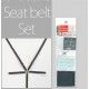 1/43 Seatbelt set #Black