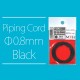Piping Cord #Black (diameter: 0.8mm, length: 3m)