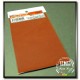 Adhesive Leather-Look Cloth for Seat: Red (Size: 100mm x 150mm)