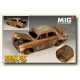 1/35 Burned Modern Car (in Asia, Middle East, Africa..) - Full Resin kit