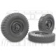 1/35 UAZ-452 Buhanka Sagged Wheel set (4pcs &amp; extra)