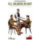 1/35 US Soldiers in Cafe (3 figures & accessories)