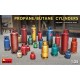 1/35 Propane/Butane Cylinders (20 Cilinders in different sizes)