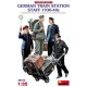 1/35 German Train Station Staff 1930-40s (4 figures, cart w/luggage)