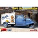 1/35 Tempo E400 Kastenwagen 3-Wheel Delivery Box Track