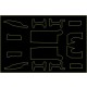 1/48 F-16A/B/C/D Strengthening Vinyl Plates