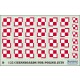1/72 Polish Chessboards Decal for Jets MiG-21, MiG-29, Su-22, F-16 and others