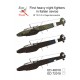 1/48 First Heavy Night Fighters in Italian service -Bf 110C-3 in Regia Aeronautica (decal)