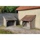 1/144 1/160 Wooden Structures Two sheds to the Wall N