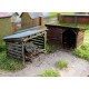 HO Scale 2 Wooden Sheds