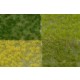 Grass Tufts - Multipack w/4 Colours (Size of Sheet for Each Colour: 9x14cm, Grass: 6mm)