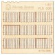 HO Scale 1/87 Stockade Fence Boards - Wider Size Type 8