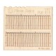 HO Scale 1/87 Decorative European Wooden Fence Type 13