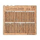 HO Scale 1/87 Wooden Fence Rotten Type 15