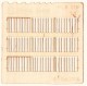 HO Scale 1/87 Stockade Fence Boards - Wider Size Type 19