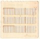 1/120 Stockade Fence Boards - Wider Size Type 19