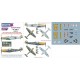 1/24 Bf 109E-4 Paint Mask for Airfix kit (Canopy Masks + Insignia Masks + Decals)
