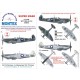 1/32 Supermarine Spitfire VIII Paint Mask Vol.2 for Tamiya (Canopy Masks + Insignia Masks)