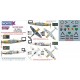 1/32 Messerschmitt Bf 109F-2 Canopy Masks + Insignia Masks + Decals Vol.2 for Hasegawa