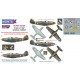 1/32 P-400 & P-39F Airacobra Paint Mask for Special Hobby kit (Masks + Decals)