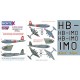 1/32 De Havilland Mosquito Mk.IV Paint Mask for Revell kit (Insignia &Canopy Masks+Decals)