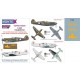 1/32 Curtiss P-40B Paint Mask for Trumpeter kit (Canopy Masks + Insignia Masks + Decals)