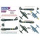 1/32 Junkers Ju-88A-4 Paint Masks for Revell kits (2x canopy & 6x insignia w/decals)