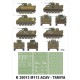 1/35 M113 ACAV Paint Mask for Tamiya (Insignia Masks + Wheel Mask)