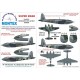 1/48 DH 98 MOSQUITO NF II & VI Paint Mask for Tamiya (Canopy Masks + Insignia Masks)