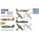 1/48 Hurricane IIB  Paint Mask for Hasegawa kits (Canopy Masks + Decals)