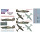 1/48 Hurricane I Paint Mask for Airfix (Insignia & Canopy Masks + Decals) 