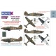 1/48 Hurricane I Paint Mask for C.A./Airfix (Insignia & Canopy Masks + Decals)