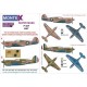 1/48 Curtiss P-40F Warhawk Paint Masks for AMT kits (2x canopy & 1x insignia w/decals)