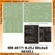 1/48 B-25J Mitchell Paint Mask for Revell kit (Canopy Masks + Insignia Masks)
