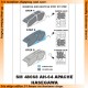 1/48 AH64 Apache Paint Mask for Hasegawa kit (outside-inside)