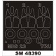 1/48 MiG-23ML/MF Paint Mask for Trumpeter kit (outside-inside)