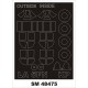 1/48 La-5FN Paint Masks for KP kits (outside, inside)