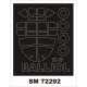 1/72 BP.Baliol Paint Mask for Special Hobby Kits