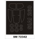 1/72 SIAI-Marchetti SF.260 Paint Masking for KP kits (outside)