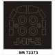 1/72 J4F-2 Widgeon Canopy Masking for Kp Kit (Outside)