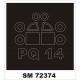 1/72 PQ-14 Canopy Masking for Fly Kit (Outside)